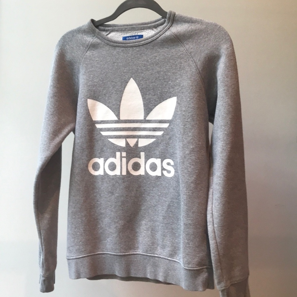 Adidas grey sweatshirt